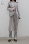 SWAYING/KNIT Mohair Slim Long Cardigan SW22AW1T83 Light Grey PS53